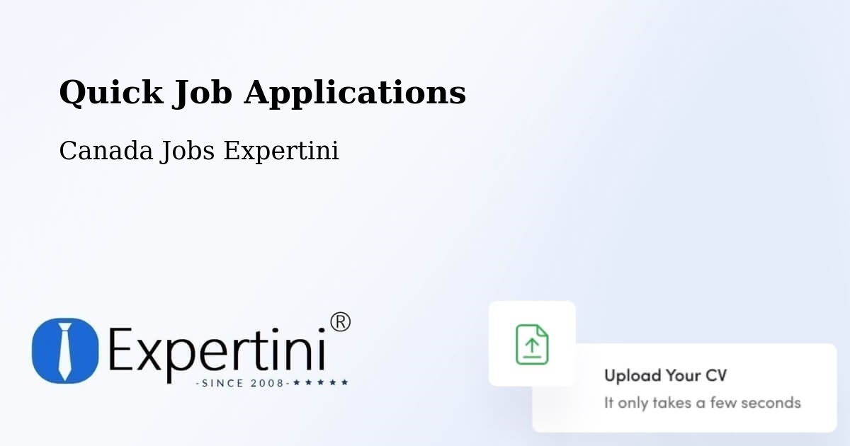 Quick Apply Feature – Kenora - Canada Jobs Expertini