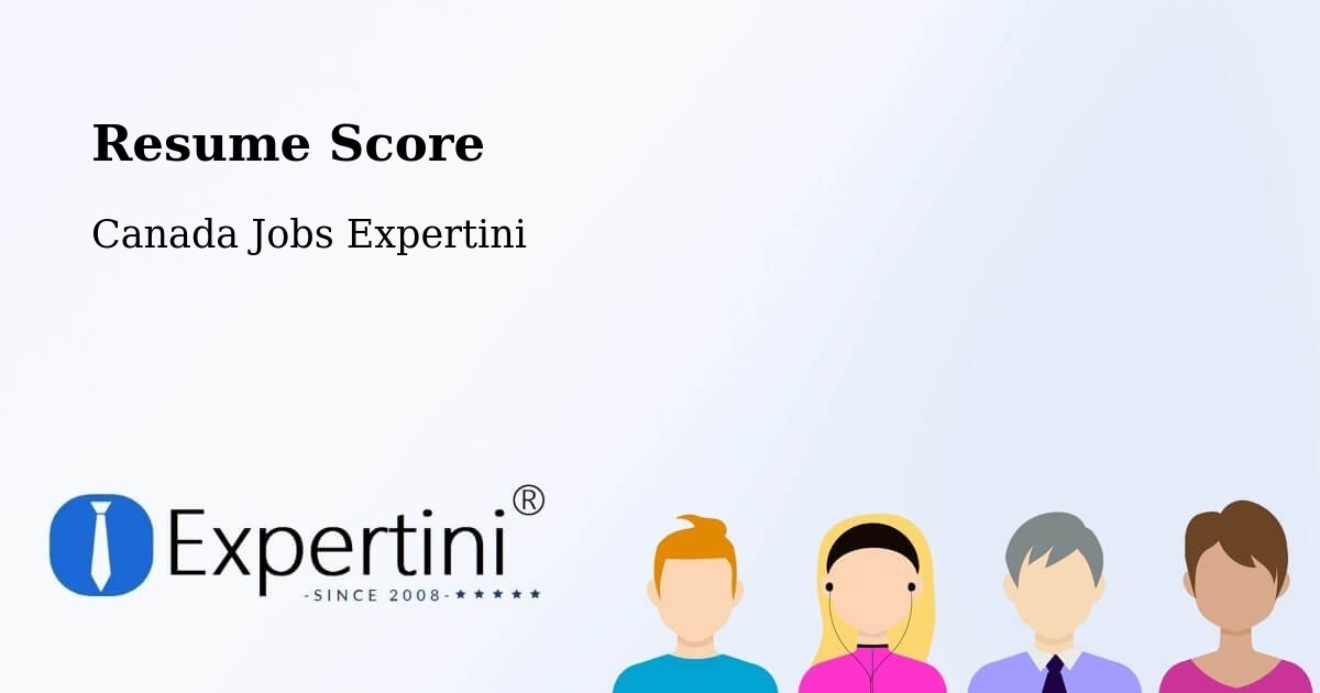 Resume Score & Job Description Match Tool – Kenora - Canada Jobs Expertini